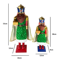 Cargar imagen en el visor de la galería, Conjunto de 3 Figuras Reyes Magos para Decoración de Navidad y el Día de Reyes – Gerimport