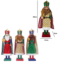 Cargar imagen en el visor de la galería, Conjunto de 3 Figuras Reyes Magos para Decoración de Navidad y el Día de Reyes – Gerimport