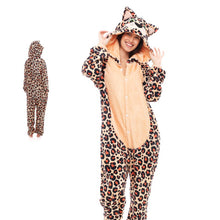 Cargar imagen en el visor de la galería, Disfraz Pijama Mono Leopardo Mujer Adulto Para Carnaval Fiestas