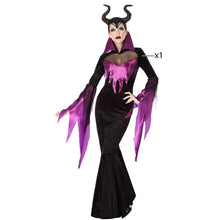 Cargar imagen en el visor de la galería, Disfraz Reina Malvada Mujer Adulto Para Halloween Carnaval Fiestas Teatro Varias Tallas