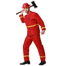 Cargar imagen en el visor de la galería, Disfraz Bombero Hombre Adulto para Carnaval Fiesta Teatro Cumpleaños