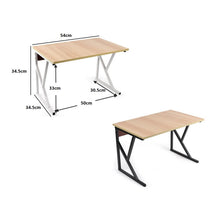 Cargar imagen en el visor de la galería, Estantería para Microondas Madera-Metal 54x34,5x34,5 cm – Organizador de Cocina Compacto