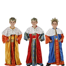 Cargar imagen en el visor de la galería, DISFRAZ DE REY MAGO NINOS INFANTIL PARA NAVIDAD DIA DE REYES