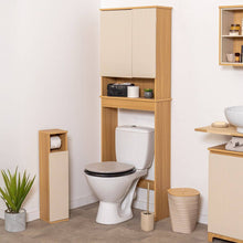 Cargar imagen en el visor de la galería, Mueble de Baño Rivoli Estrecho 75x18x18 cm – Reserva y Portarrollos de Papel Higiénico con 1 Puerta y Estante Interior – Armario Auxiliar Compacto