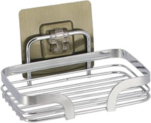 Cargar imagen en el visor de la galería, Accesorios para el baño Cesta Estante Rectangular, Jabonera, Portarollo, Gancho de Acero Inoxidable Con Tarjeta Adhesivo 3M - Tendance