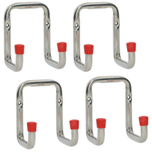 Cargar imagen en el visor de la galería, Gancho multifuncional Doble tubo, juego de 4 Ganchos de Pared para Bicicleta