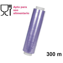 Cargar imagen en el visor de la galería, Rollo Film Alimentario Transparente Profesional Catering 0.3x300 M Para Alimentos Cocina