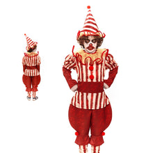 Cargar imagen en el visor de la galería, Disfraz Payaso Loco Niño Infantil Para Fiestas Halloween Carnaval Teatro