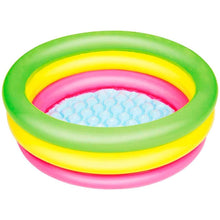 Cargar imagen en el visor de la galería, Piscina infantil hinchable 3 anillos con Fundo Alcochado 70x24cm 41L
