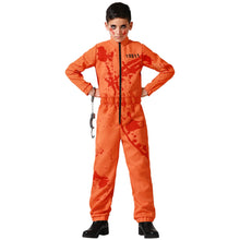 Cargar imagen en el visor de la galería, Disfraz Preso Sangrienta Naranja Niño Infantil Para Halloween Carnaval Teatro