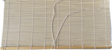 Cargar imagen en el visor de la galería, Estor Enrollable de Bambú Natural para Interiores, Persiana Cortina de Bambú Protección Solar y Privacidad para Ventanas y Puertas, Color Natural