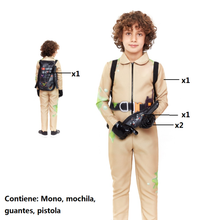 Cargar imagen en el visor de la galería, Disfraz Exterminador Niño Infantil Para Fiestas Halloween Carnaval Teatro