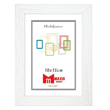 Cargar imagen en el visor de la galería, Maxia Market - Marco de foto de Madera, Marcos Diplomas, Portafoto de Pared Para Decoración de Casa, Fotografías de Boda, Fotos de paisajes, Acabado Elegante