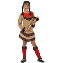 Cargar imagen en el visor de la galería, Disfraz India Niña Infantil para Fiesta de Carnaval Teatro