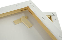 Cargar imagen en el visor de la galería, Lienzo para pintar con oleo 20x25 cm, Perfil 37mm, Pre-estirado 100% algodón, Color blanco 280grs