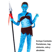 Cargar imagen en el visor de la galería, Disfraz Guerrera Tribal Niña Infantil para Halloween Carnaval Fiesta Teatro