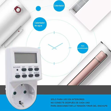 Cargar imagen en el visor de la galería, Temporizador con Enchufe digital de 24 horas 230V 16A Max:1800 w O 3680W …