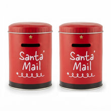 Cargar imagen en el visor de la galería, BUZÓN NAVIDAD Metal 13X20CM - Adorno Decorativo Polo Norte