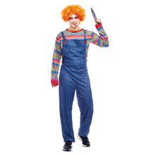 Cargar imagen en el visor de la galería, Disfraz Muñeco Asesino Sangriento Hombre Adulto Para Hallowen Carnaval Fiesta Teatro, Disfraz de Hallowen Carnava