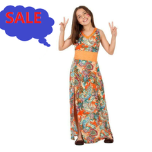 Cargar imagen en el visor de la galería, Disfraz Hippie Niña Infantil Para Carnaval Fiesta Teatro