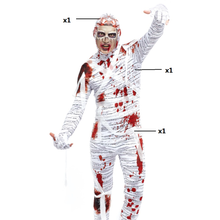 Cargar imagen en el visor de la galería, Disfraz Momia Sangrienta Hombre Adulto para Halloween Carnaval Teatro