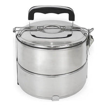 Cargar imagen en el visor de la galería, Fiambrera Redonda Con Tapa Quttin Acero Inoxidable (ø 17 Cm)