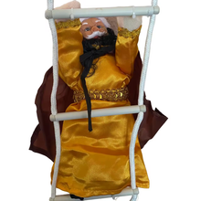 Cargar imagen en el visor de la galería, Colgante Reyes Magos con Escalera de Cuerda Para Balcón Ventana Terraza Decorcion de Navidad