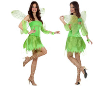 Cargar imagen en el visor de la galería, Disfraz Hada Verde Mujer Adulto para Carnaval Fiesta Teatro