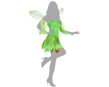 Cargar imagen en el visor de la galería, Disfraz Hada Verde Mujer Adulto para Carnaval Fiesta Teatro