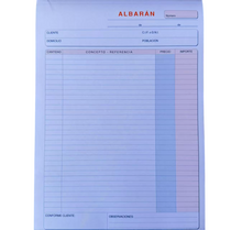 Cargar imagen en el visor de la galería, Talonario de Albarán 2 copias 35 Juegos Autocopiativo 21 x 30 cm Pack 6 Unds.