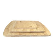 Cargar imagen en el visor de la galería, Juego de Tablas de Cortar de Bambú, Tabla de Cortar de Cocina Rectangular 3 Tamaños