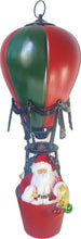 Cargar imagen en el visor de la galería, Figura SANTA CLAUS en Globo Aero Aerostático Rojo / Verde 60CM Para Decoración de Navidad - Gerimport