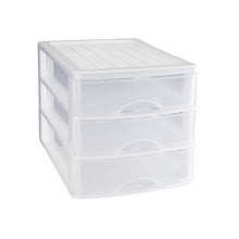 Cargar imagen en el visor de la galería, Cajonera Plastico sobremesa de 2,3,4 cajones blanco , negro