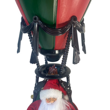 Cargar imagen en el visor de la galería, Figura SANTA CLAUS en Globo Aero Aerostático Rojo / Verde 60CM Para Decoración de Navidad - Gerimport
