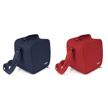 Cargar imagen en el visor de la galería, Quttin - Bolsa térmica Porta Alimentos Para Trabajo Viaje, con 2 x 1.1 L Fiambreras de plástico Cuadrada incluidas, 18 x 18 x 16.5 cm