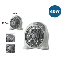 Cargar imagen en el visor de la galería, Ventilador Electrico sobre mesa con temporizador, antirruido, eléctrico, para mesa, suelo, 3 velocidades, 220-240V, frecuencia 50hz