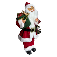 Cargar imagen en el visor de la galería, Figura Papa Noel Santa Clau de Pie con Regalo a la Mano Para Decoración de Navidad