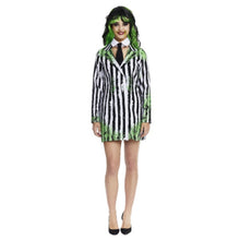 Cargar imagen en el visor de la galería, Disfraz Fantasma Presidiaria Bicolor Mujer Adulto para Halloween Carnavl Teatro