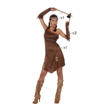 Cargar imagen en el visor de la galería, Disfraz India de Mujer Adulto para Carnaval Fiesta Teatro