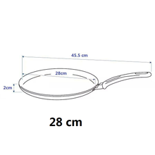 Cargar imagen en el visor de la galería, Sartén para crepes crepera Inducción tortitas panqueques recubrimiento Antiadherente