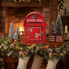 Cargar imagen en el visor de la galería, BUZÓN REAL DE NAVIDAD Madera - Adorno Decorativo 16X20X19 CM