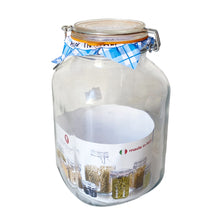 Cargar imagen en el visor de la galería, Tarro Hermético De Cristal Borgonovo Primizie Transparente