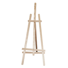 Cargar imagen en el visor de la galería, Caballete pintura madera de pino natural, Caballete Para Pintura para pintar en lienzo