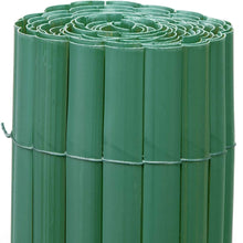 Cargar imagen en el visor de la galería, Valla Cañizo PVC de Media Caña verde Densidad 1000 g/m2 Valla de Ocultación, Protección Visual Privacidad