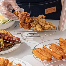 Cargar imagen en el visor de la galería, Set 2 Rejilla Redonda para Freidora de Aire Quttin ø 17.5 x2.5cm