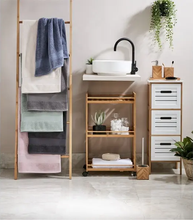 Cargar imagen en el visor de la galería, Estanteria de almacenamiento de cocina y baño de bambú de Bambú, Estantes de baño y Cocina diseño moderno, Mueble de Baño y Cocina