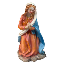 Cargar imagen en el visor de la galería, Nacimiento Resina 9 Piezas Aprox 15 cm Figuras Jesus, Maria, Jose, Reyes magos, Angel, Buey y Burro, Belen Pesebre Decoracion Navidad