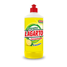 Cargar imagen en el visor de la galería, Lagarto - Lavavajillas Concentrado Desengrasante 750 Ml - Ultra, Limón, Aloe, Manos Delicadas, Máxima Higiene