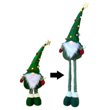 Cargar imagen en el visor de la galería, Muñeco Gnomo Extensible Navideño – Decoración de Navidad 118 cm