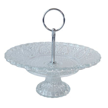 Cargar imagen en el visor de la galería, Frutero de Mesa de Cristal con Asa Para Frutas o Pasteles